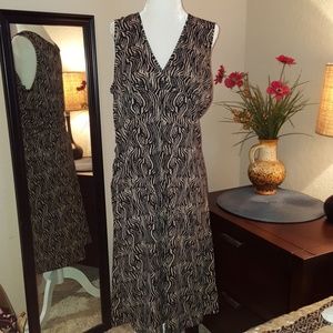 Animal print summer dress